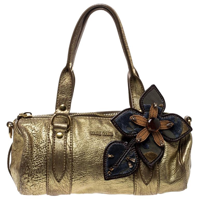 miu miu gold bag