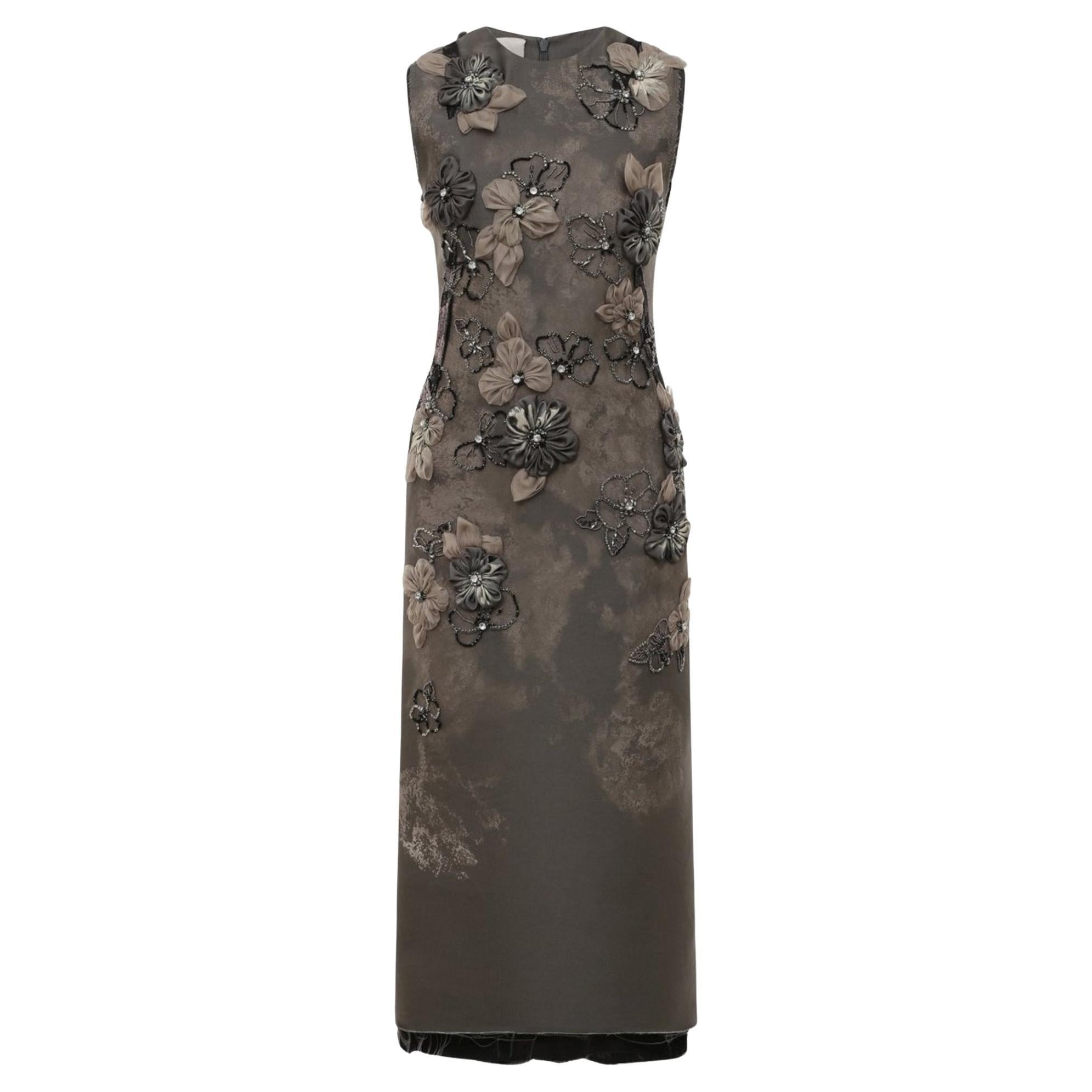 Miu Miu Beaded Dress - 2 For Sale on 1stDibs | miu miu green beaded dress, miu  miu green embellished dress, miu miu dress price
