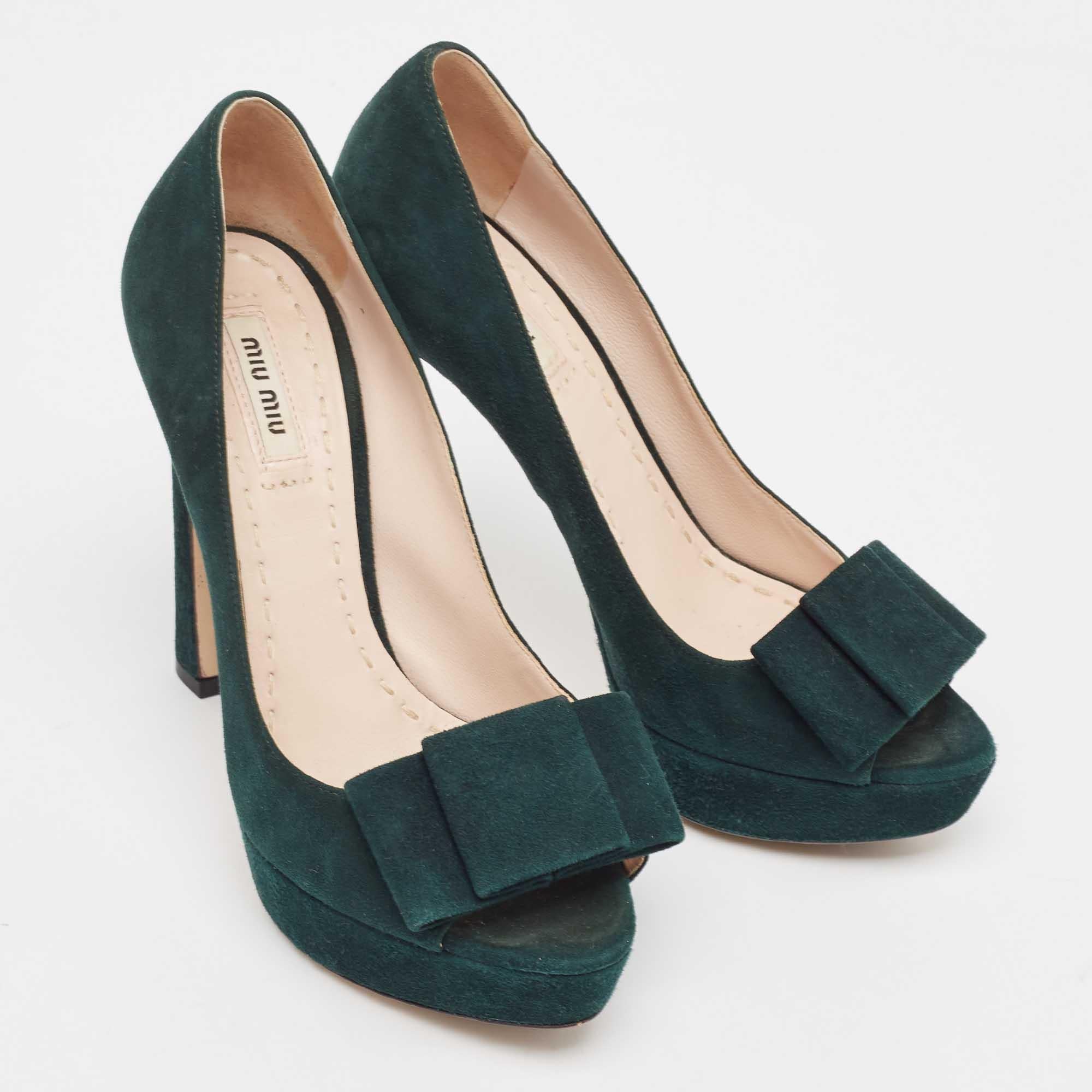 Miu Miu Greene & Greene Pumps Peep Toe Taglia 37,5 In condizioni buone in vendita a Dubai, Al Qouz 2