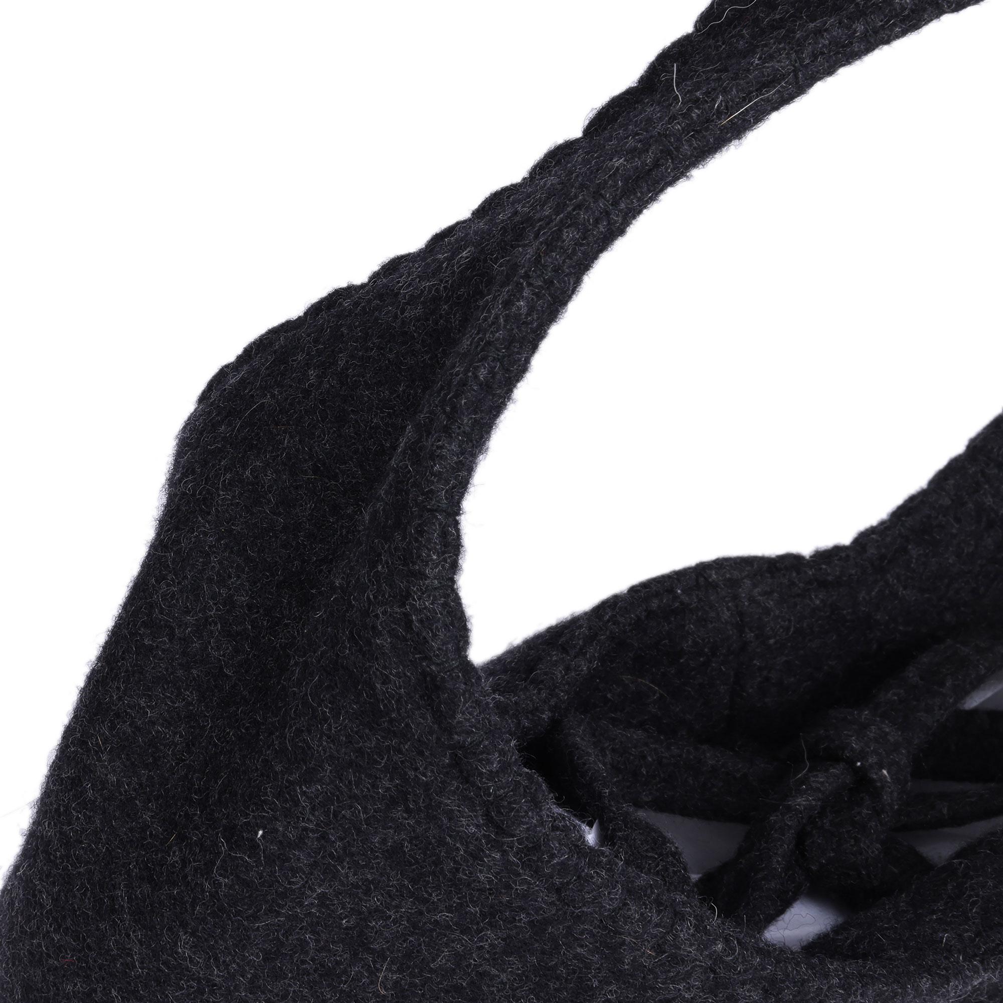 Miu Miu Grey Wool Vintage Mini Hobo Bag 4