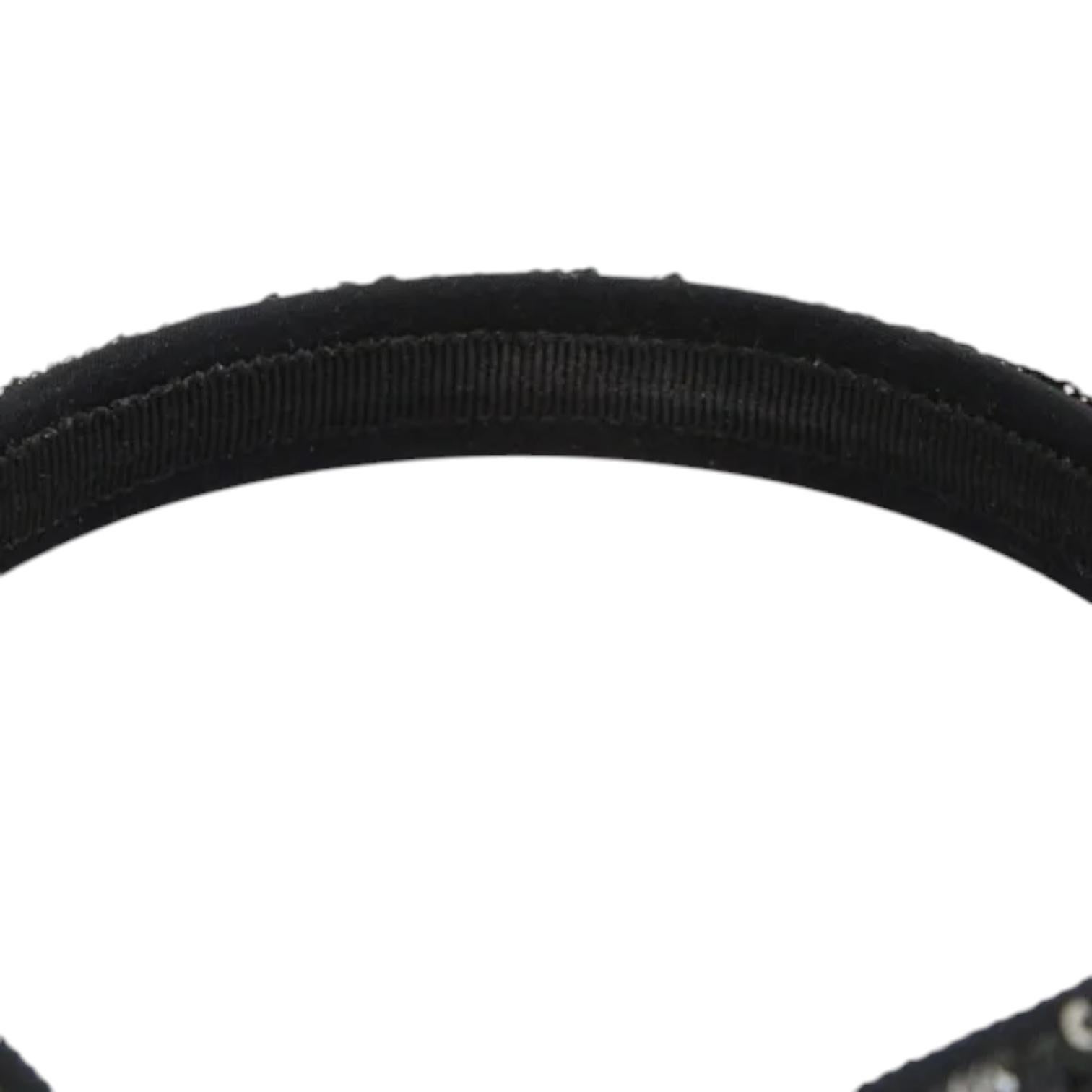 MIU Haarband Pailletten Silber Kupfer Grün Schwarz Schwarzes Haar Accessoire im Angebot 6