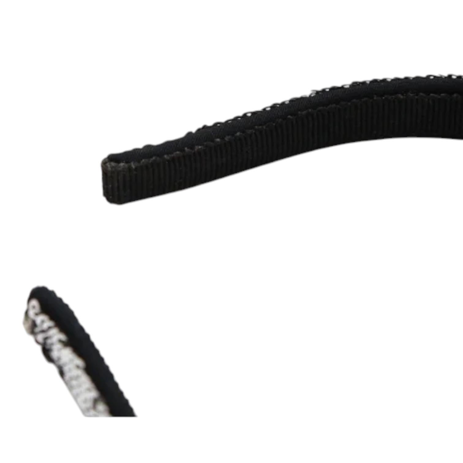 MIU Haarband Pailletten Silber Kupfer Grün Schwarz Schwarzes Haar Accessoire im Angebot 4