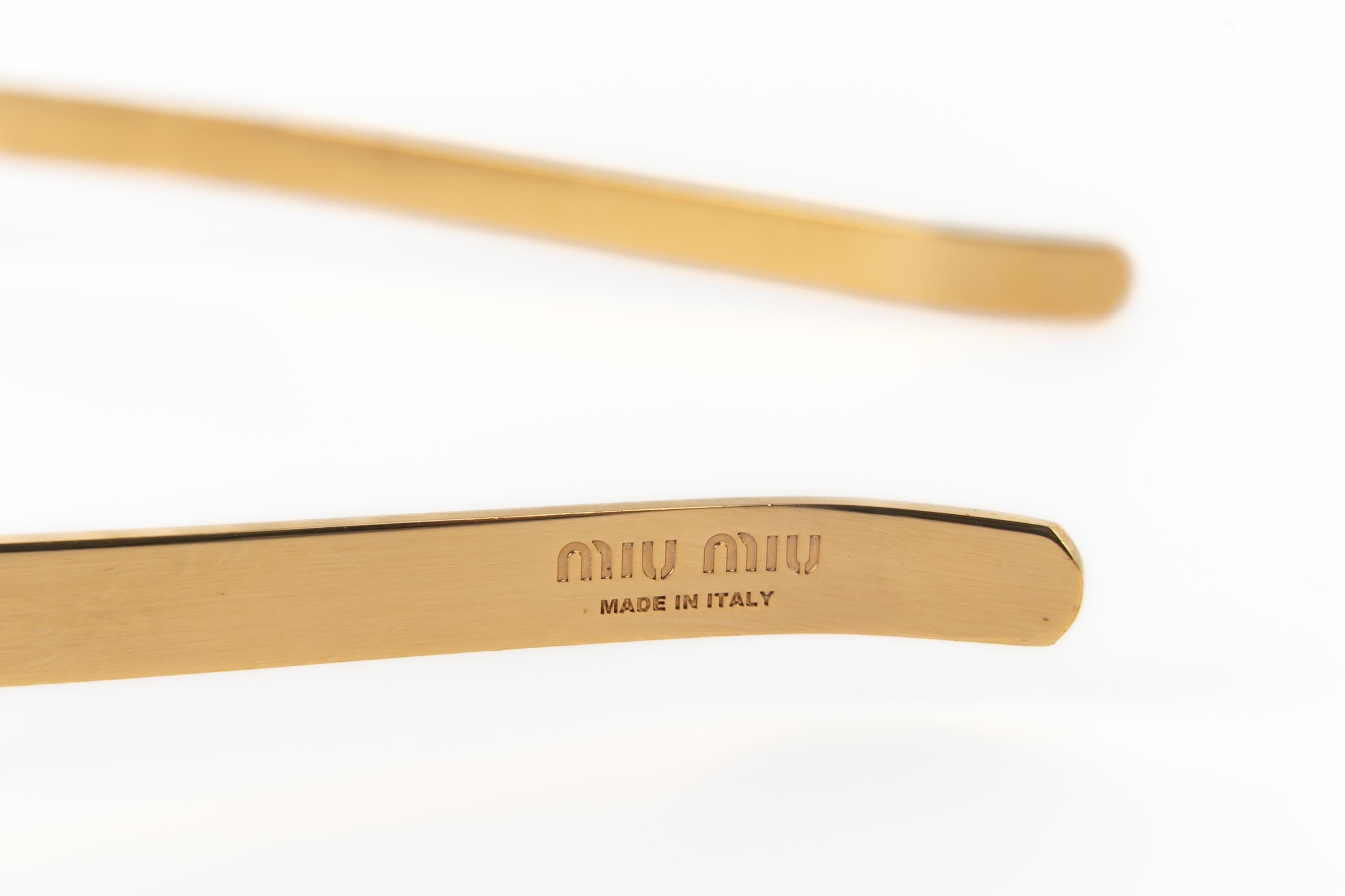 Cerchietto con gioielli Miu Miu in vendita 2