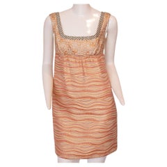Miu Miu, Lamé Metallic Rose and Gold, Dress, S/S 2008