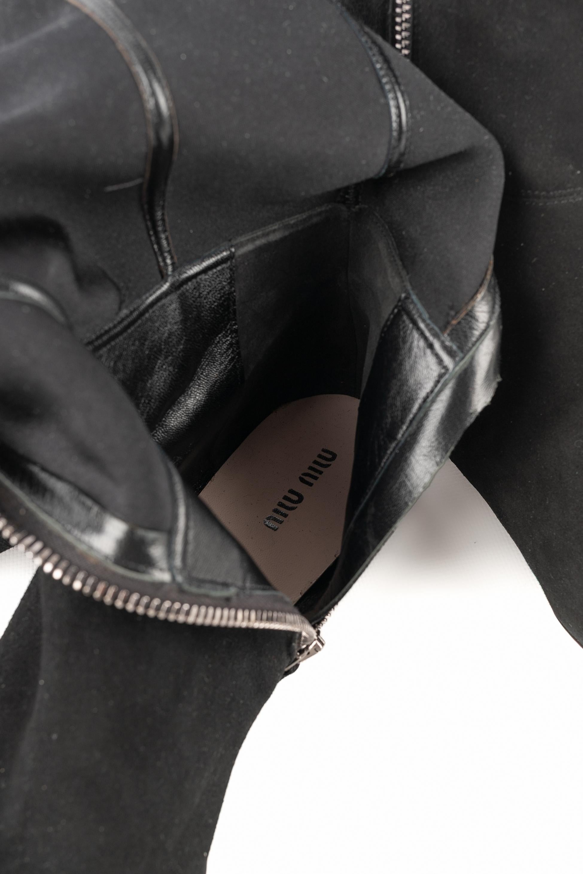 Miu Miu leather boots For Sale 5
