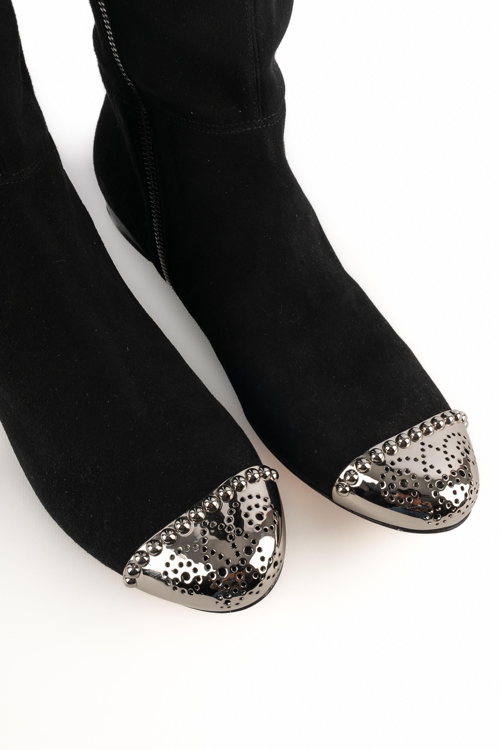 Miu Miu leather boots For Sale 1