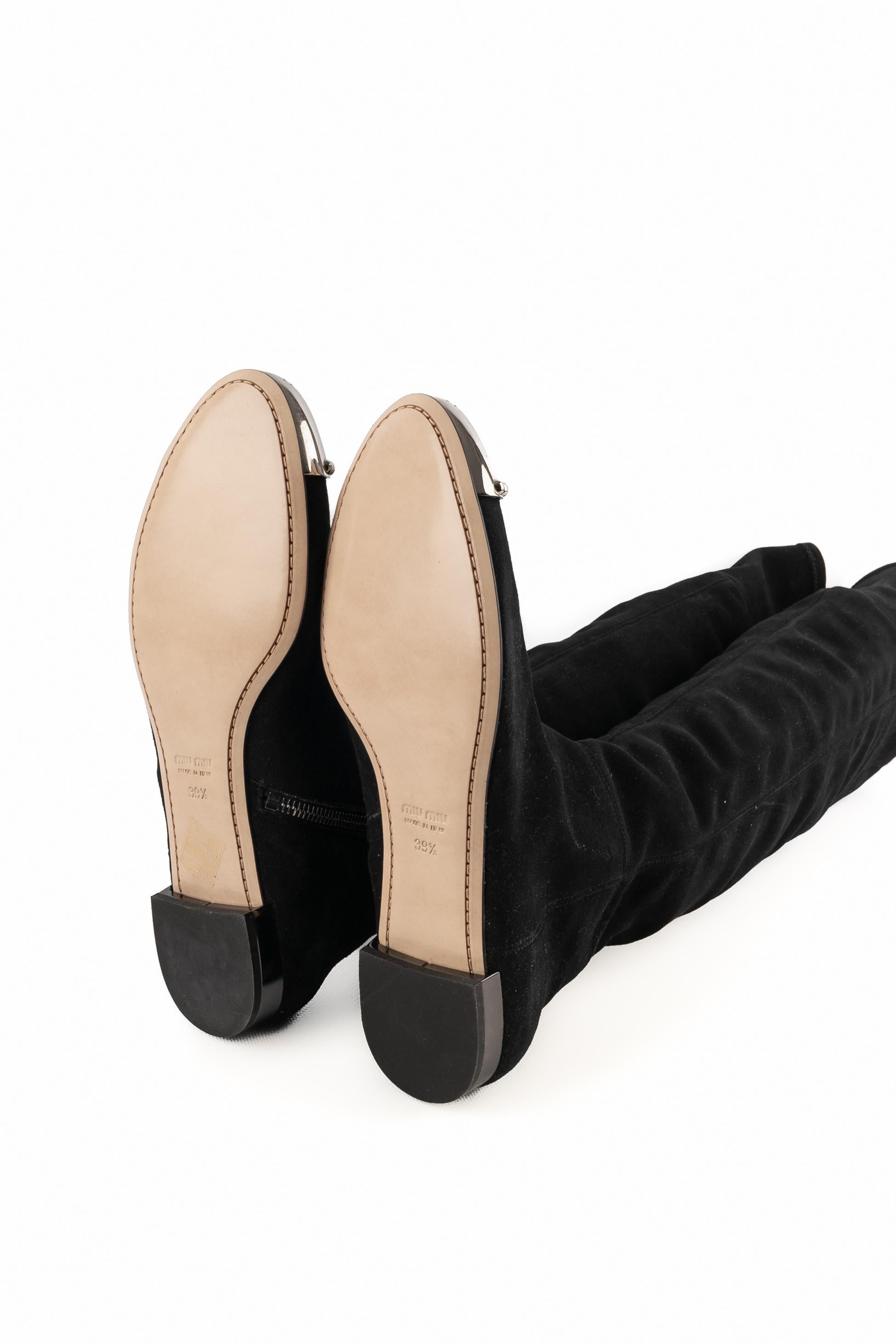 Miu Miu leather boots For Sale 3