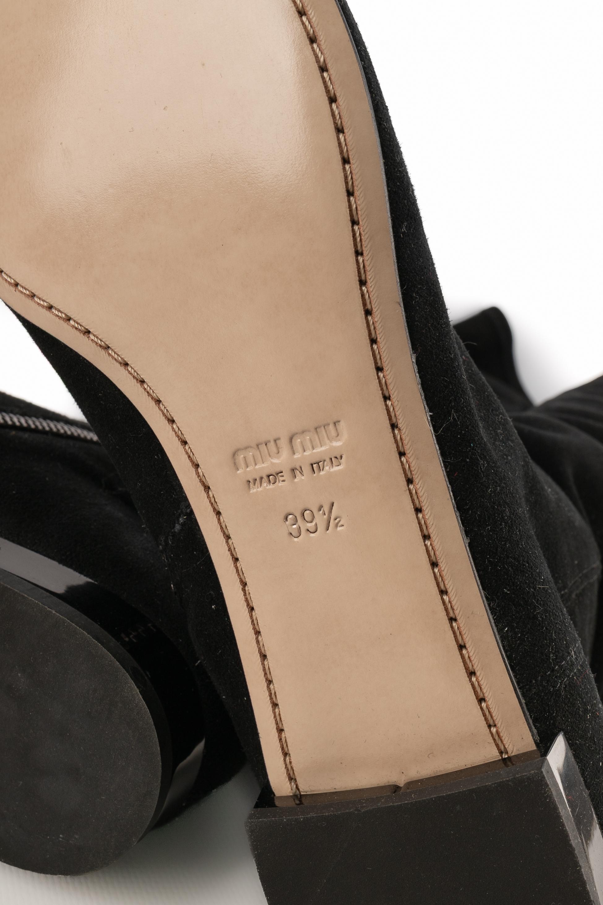 Miu Miu leather boots For Sale 4