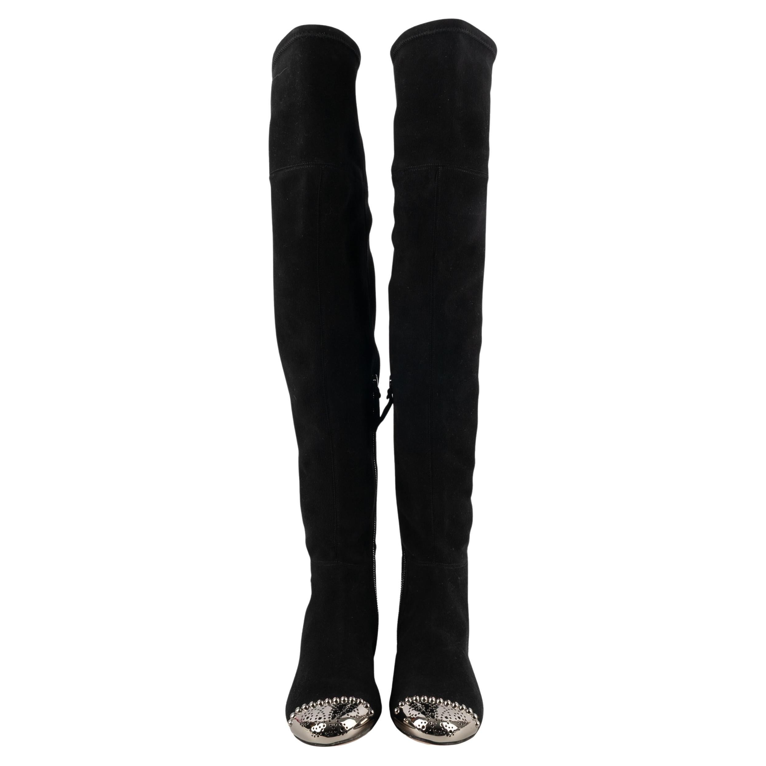 Miu Miu leather boots For Sale