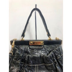 Miu Miu Leather Crossbody Bag in Black