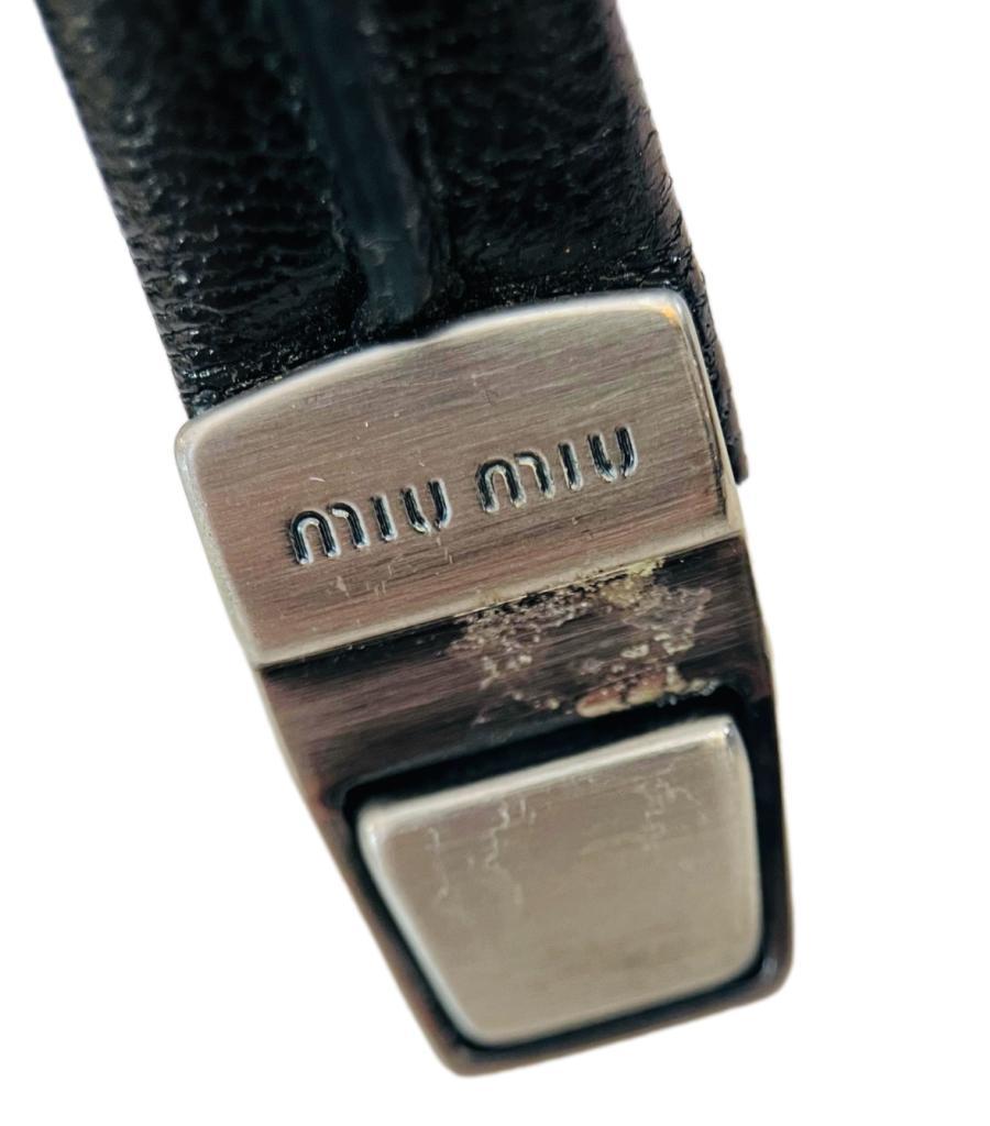 Miu Miu Leather Shoulder Bag 3