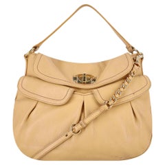 Bolso tote de piel Miu Miu
