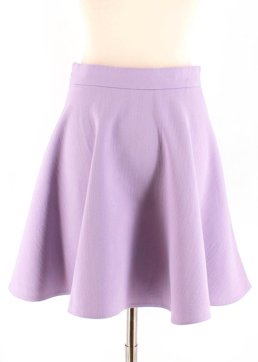 purple skater skirt