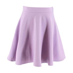 Miu Miu Lilac Wool Skater Skirt S 42