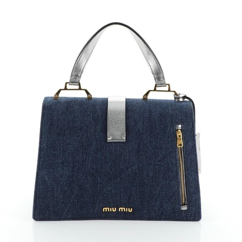 miu miu denim bag