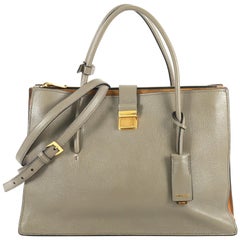 Miu Miu Madras Convertible Compartment Top Handle Bag Leather Large