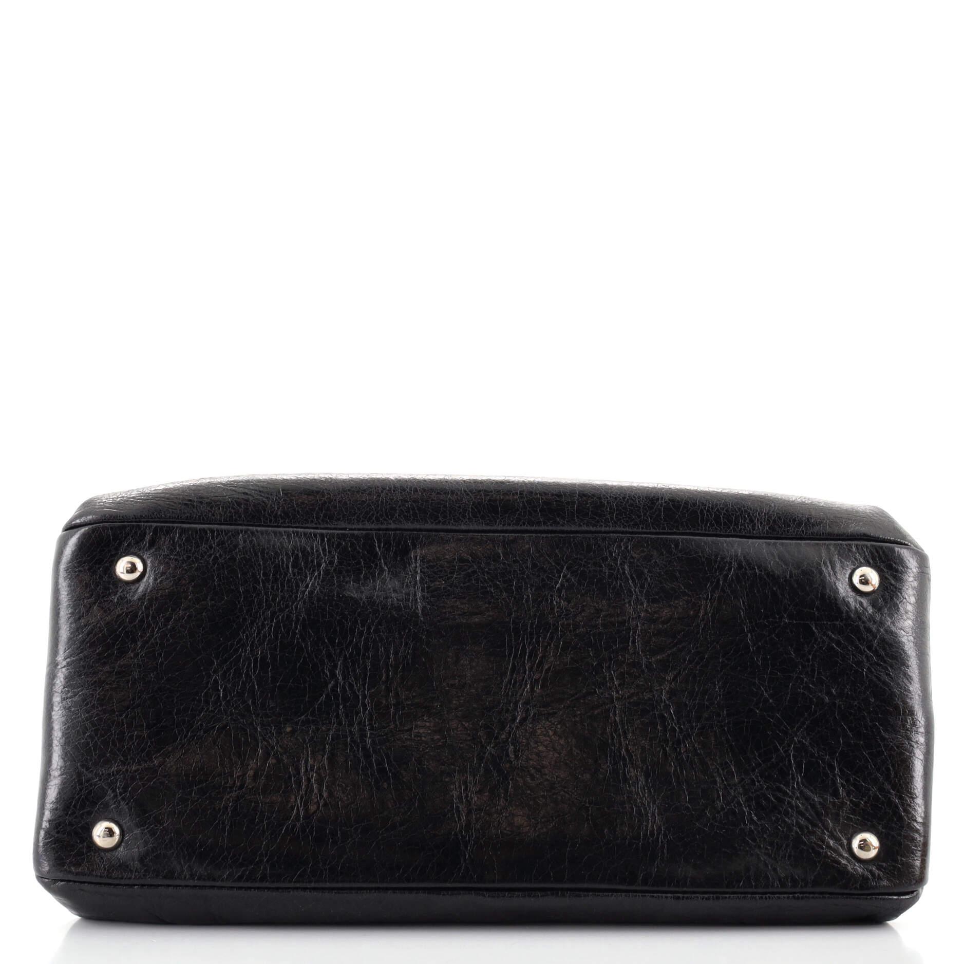 Miu Miu  Madras Cabrio-Tasche Vitello Shine Medium für Damen oder Herren