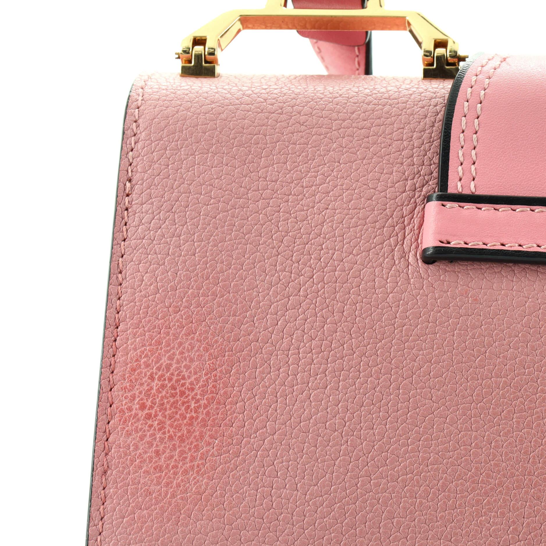Miu Miu Madras Crystal Buckle Shoulder Bag Leather Small 1