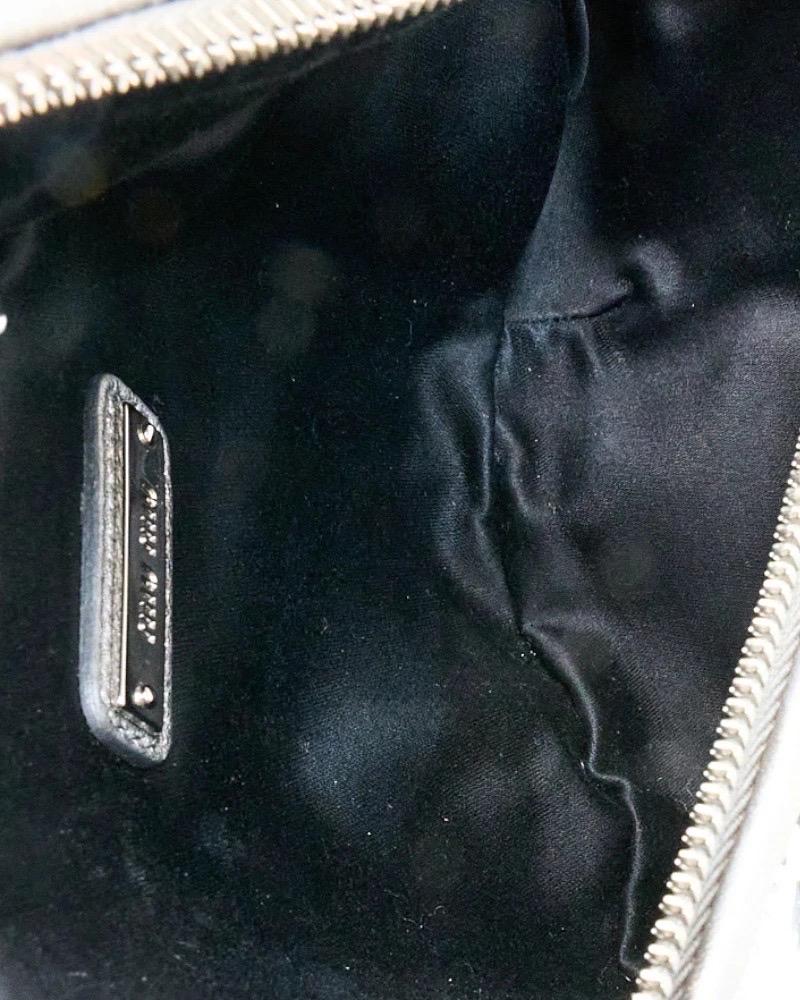 Miu Miu Marsupio Small Glitter Argento For Sale 2