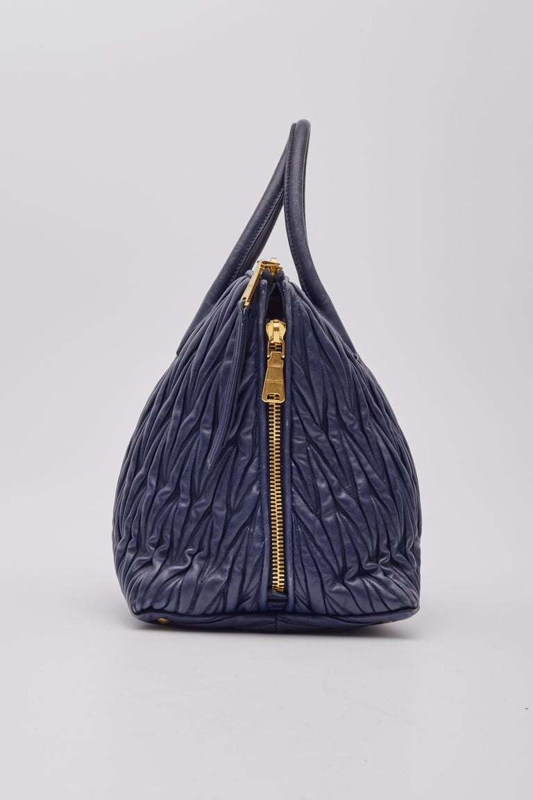 MIU MIU quilting leather shoulder bag