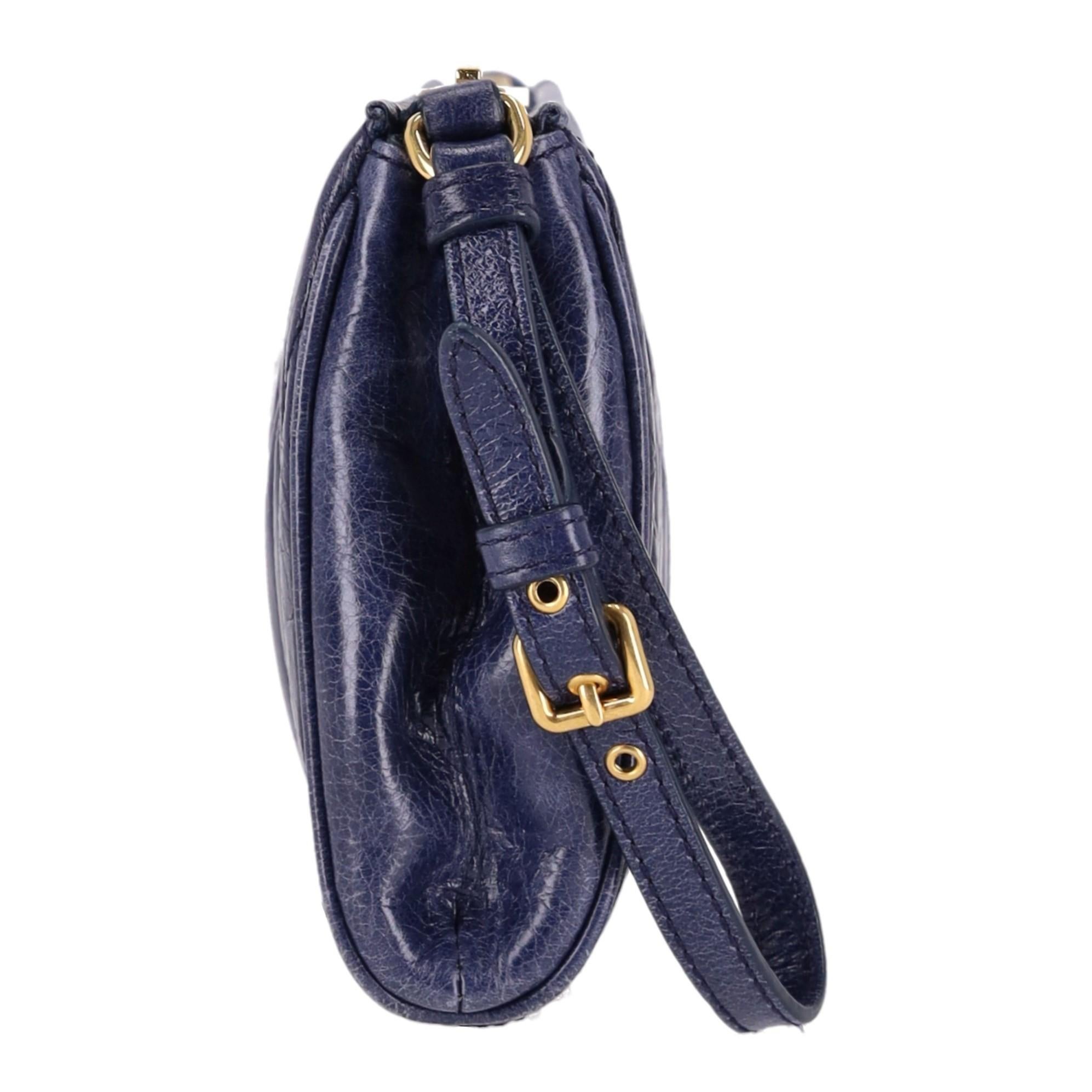 Nero Pochette in pelle Matelasse di Miu Miu