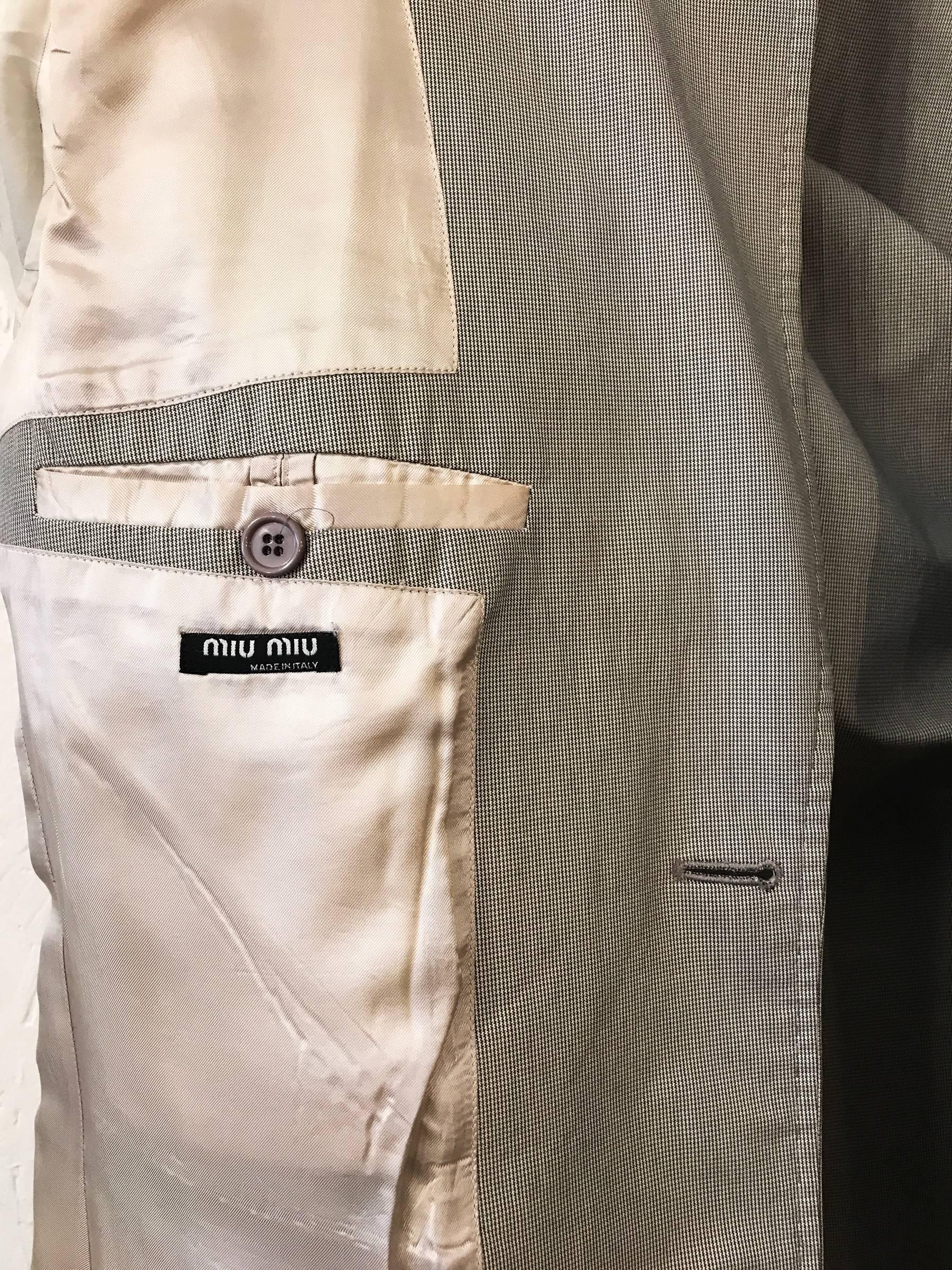 Miu Miu men's spring-summer season jacket In Good Condition For Sale In Bilbao, ES