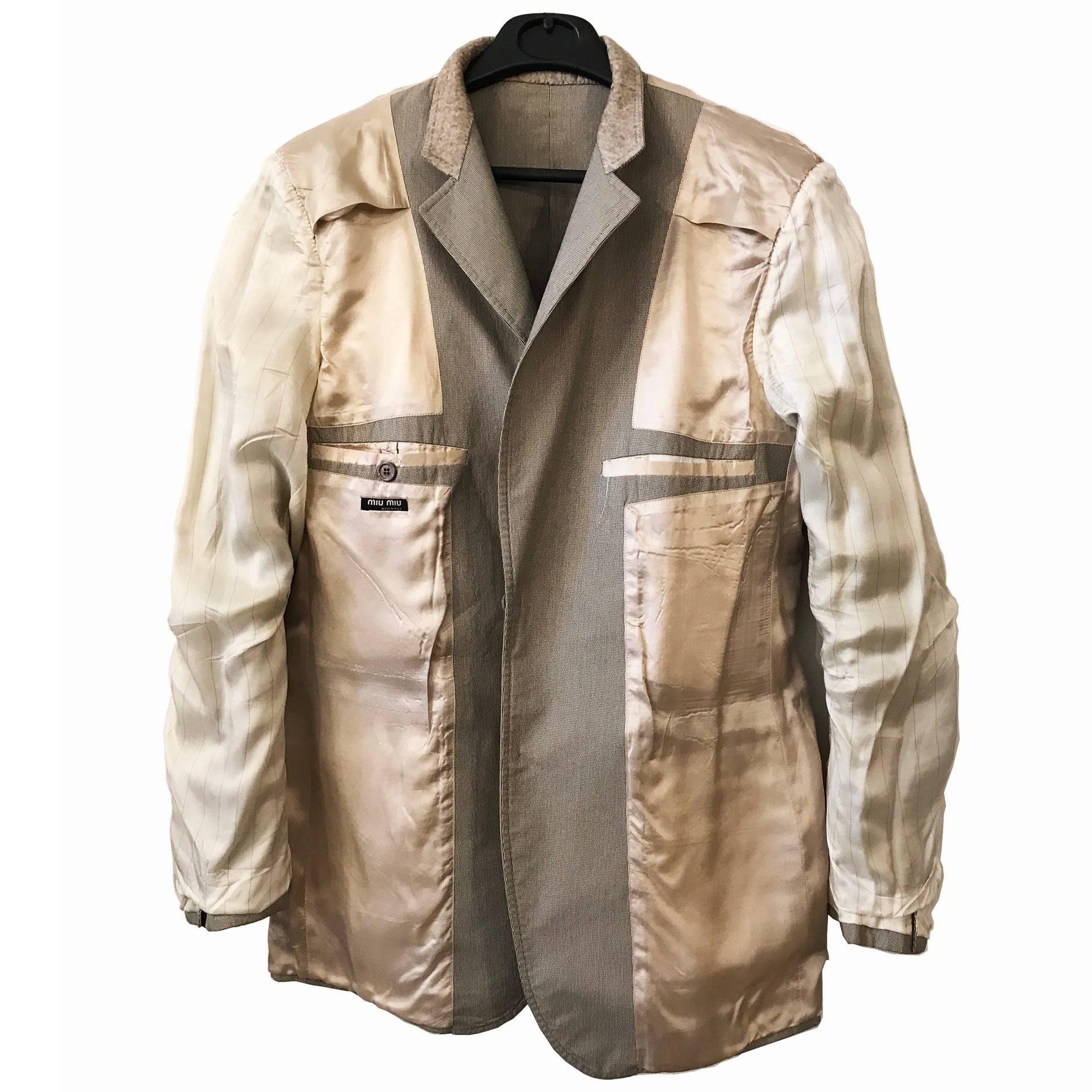 Miu Miu men's spring-summer season jacket For Sale
