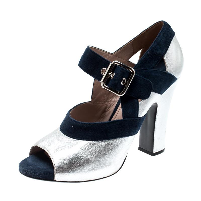 Blue suede shop mary janes