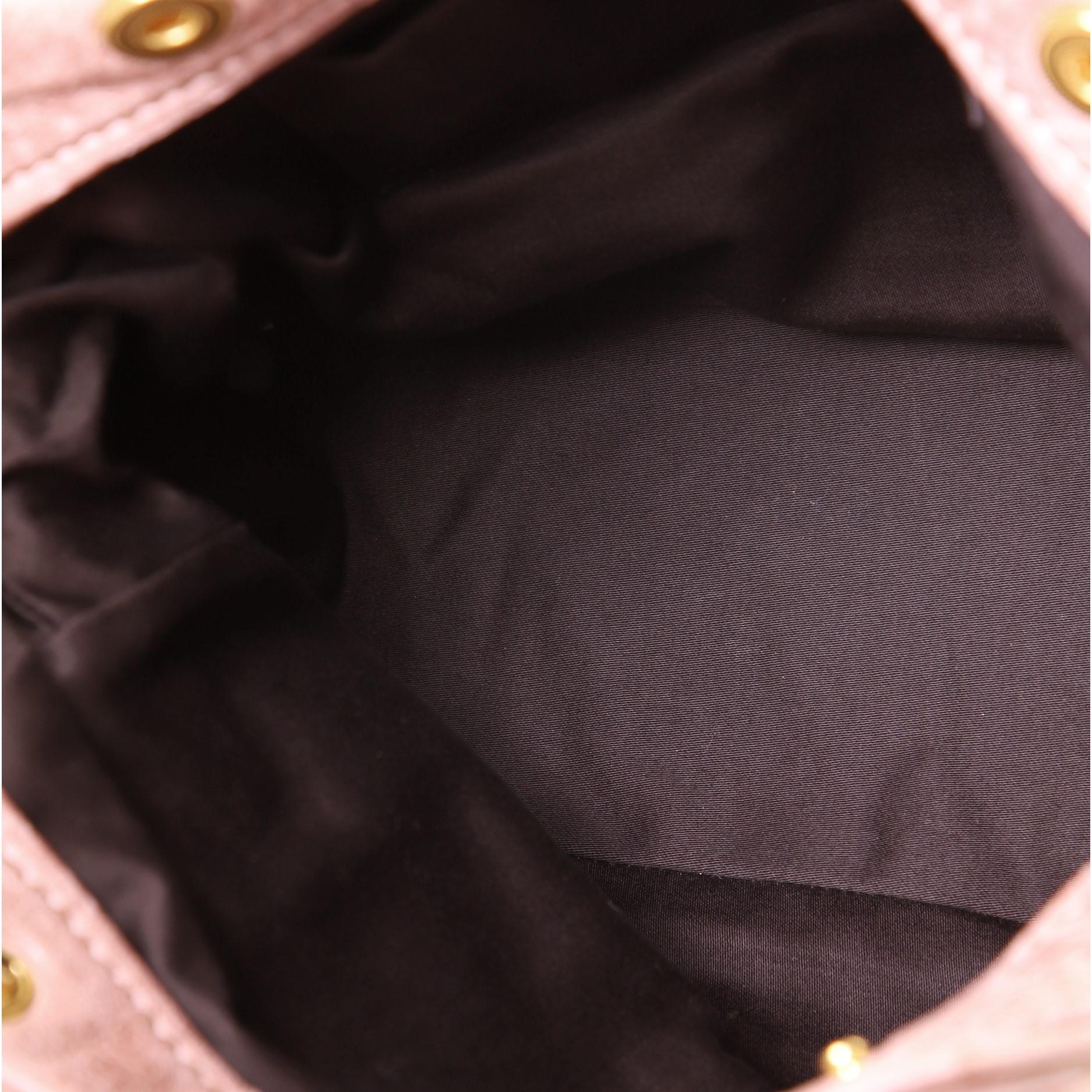 Women's or Men's Miu Miu Mini Charm Convertible Satchel Nappa Leather Medium