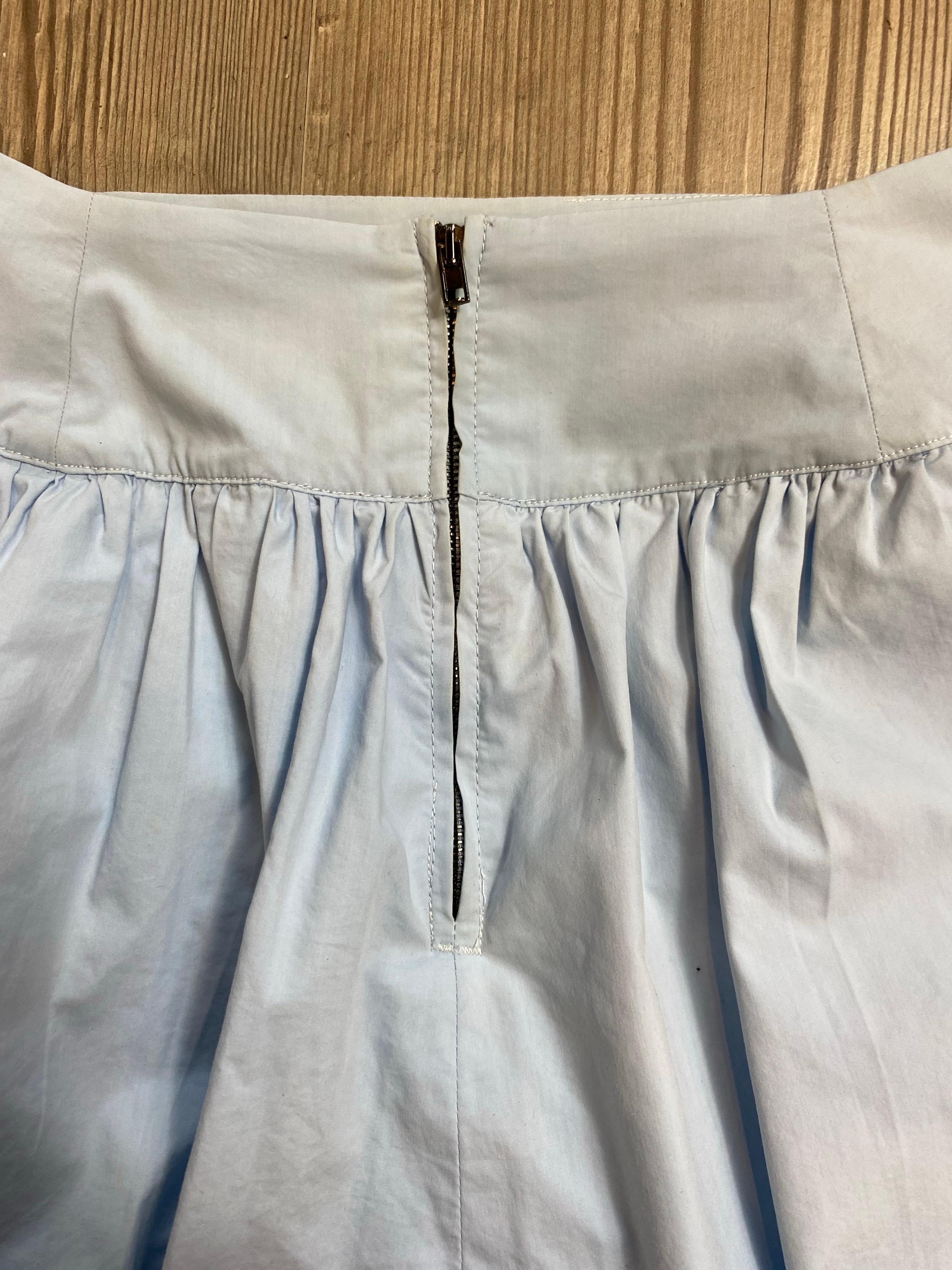 Miu Miu miniskirt effect shorts. For Sale 1