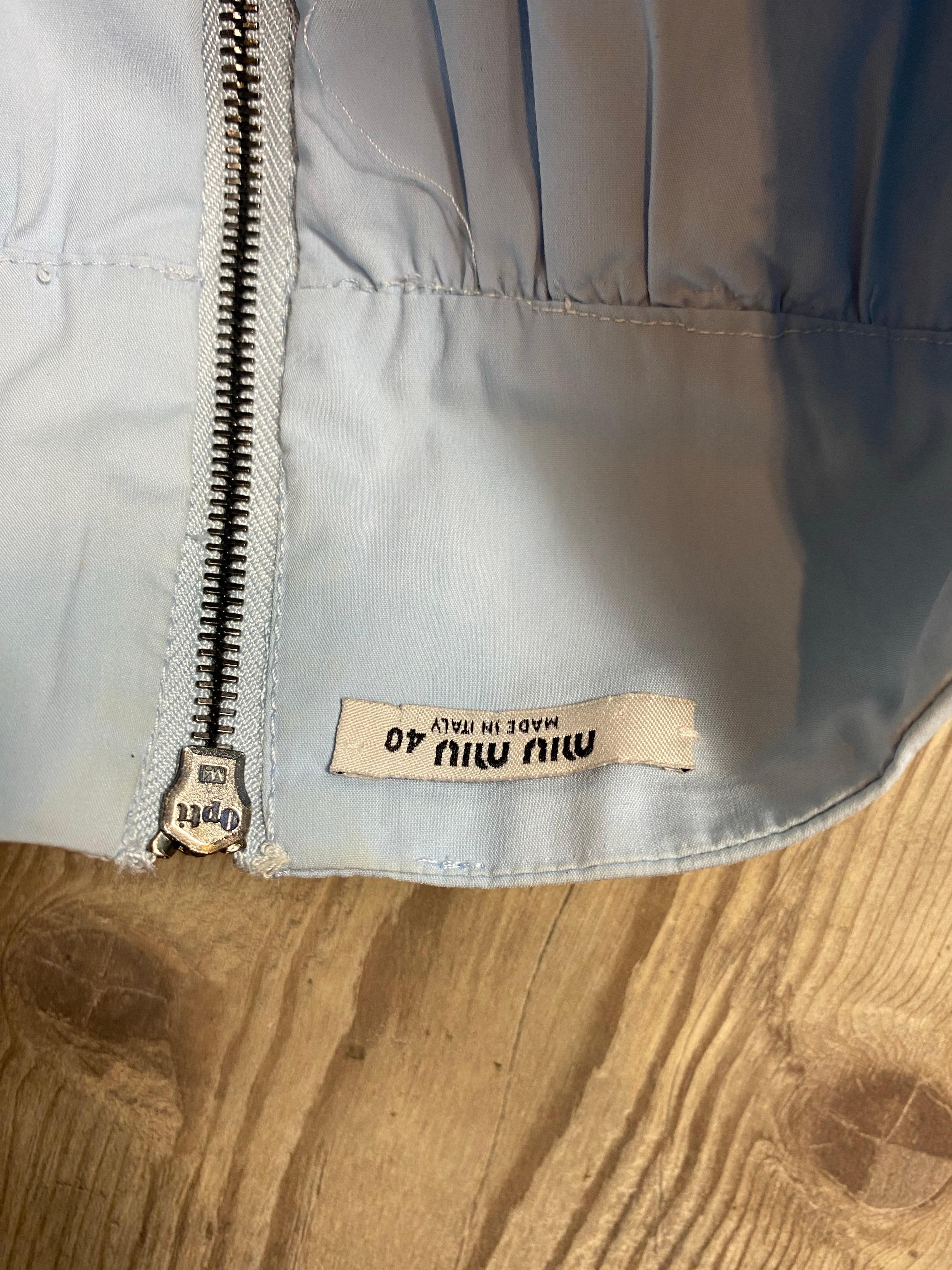 Miu Miu miniskirt effect shorts. For Sale 2