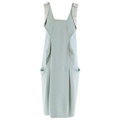 MIU MIU Mint Green Sleeveless Ruffled Dress - Size US 12