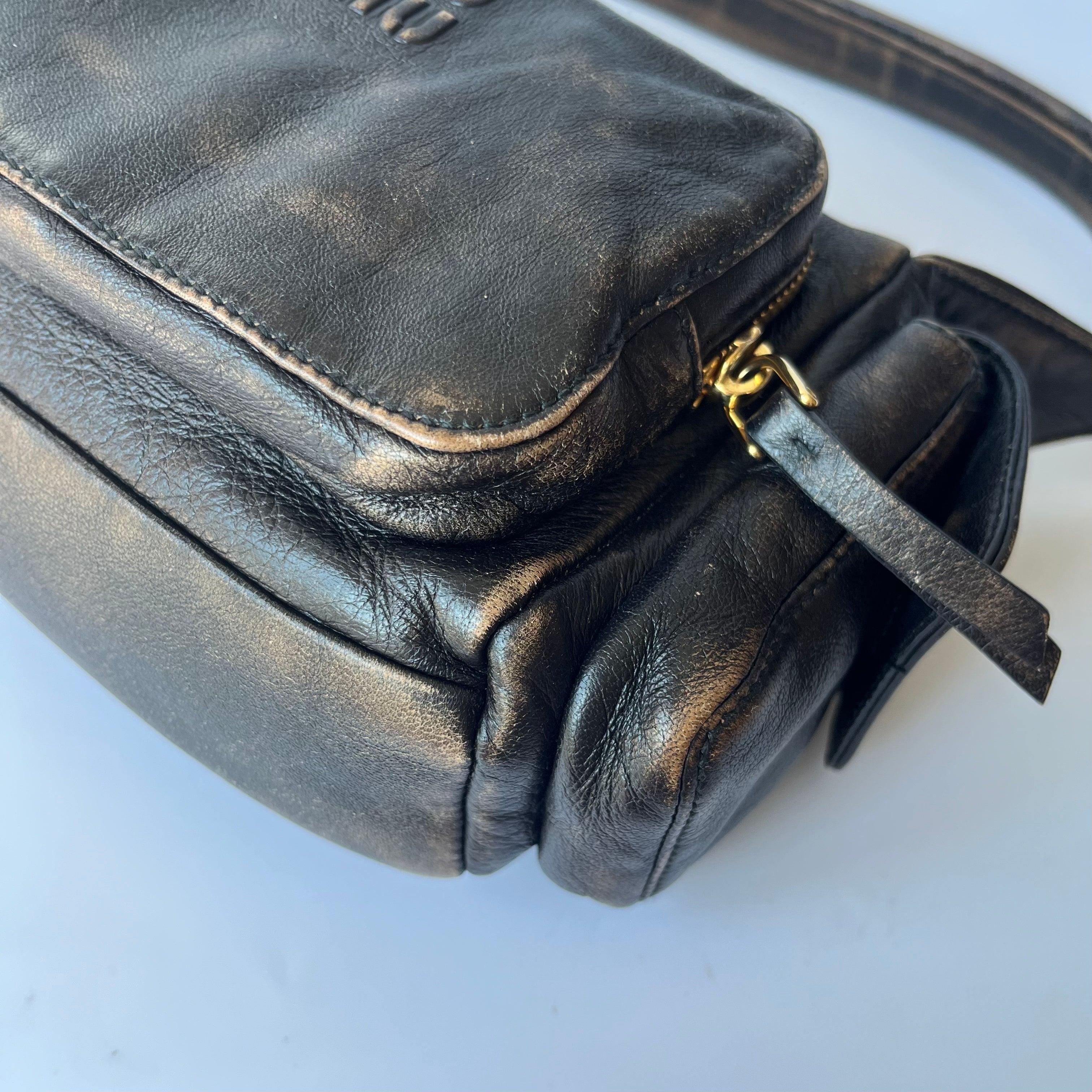 Miu Miu Multi Pocket Nappa leather bag Sand/Coffee 5