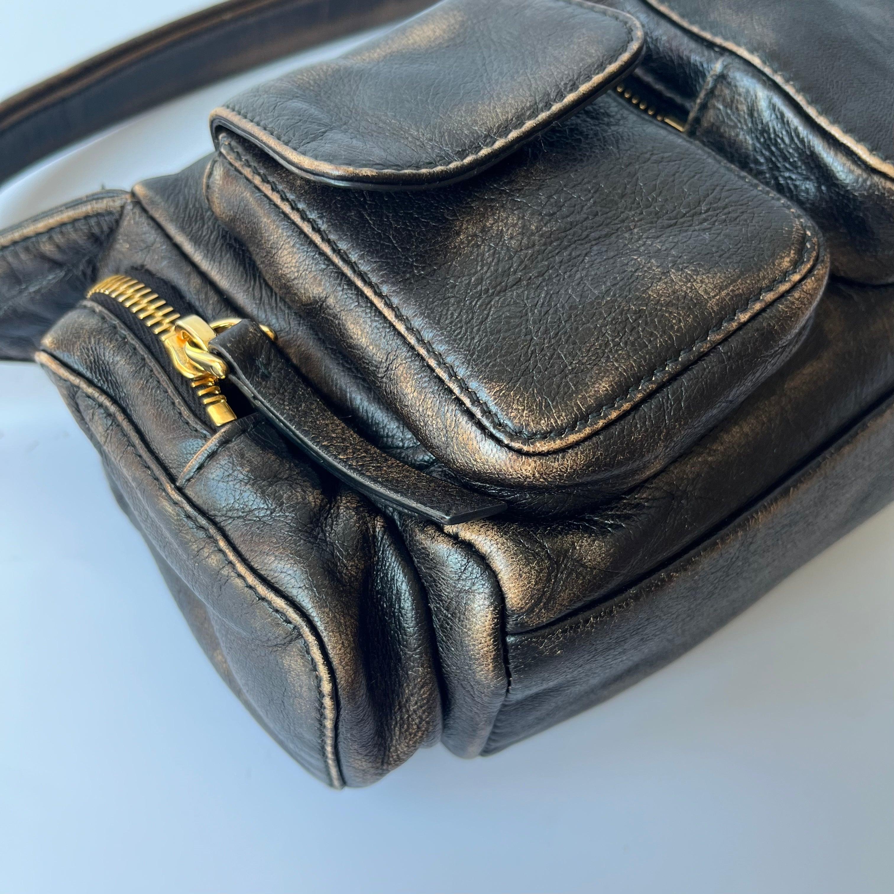 Miu Miu Multi Pocket Nappa leather bag Sand/Coffee 6