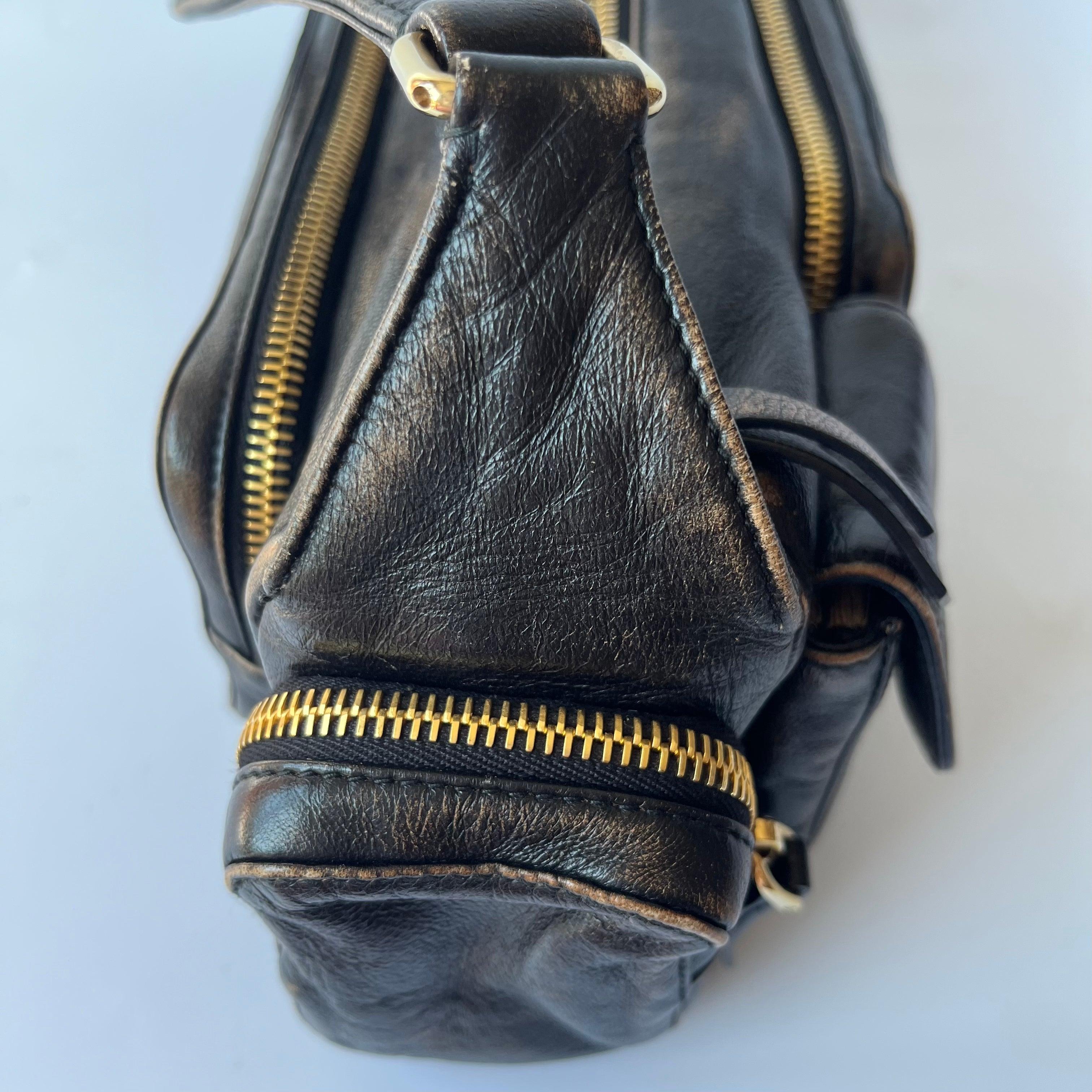 Miu Miu Multi Pocket Nappa leather bag Sand/Coffee 10