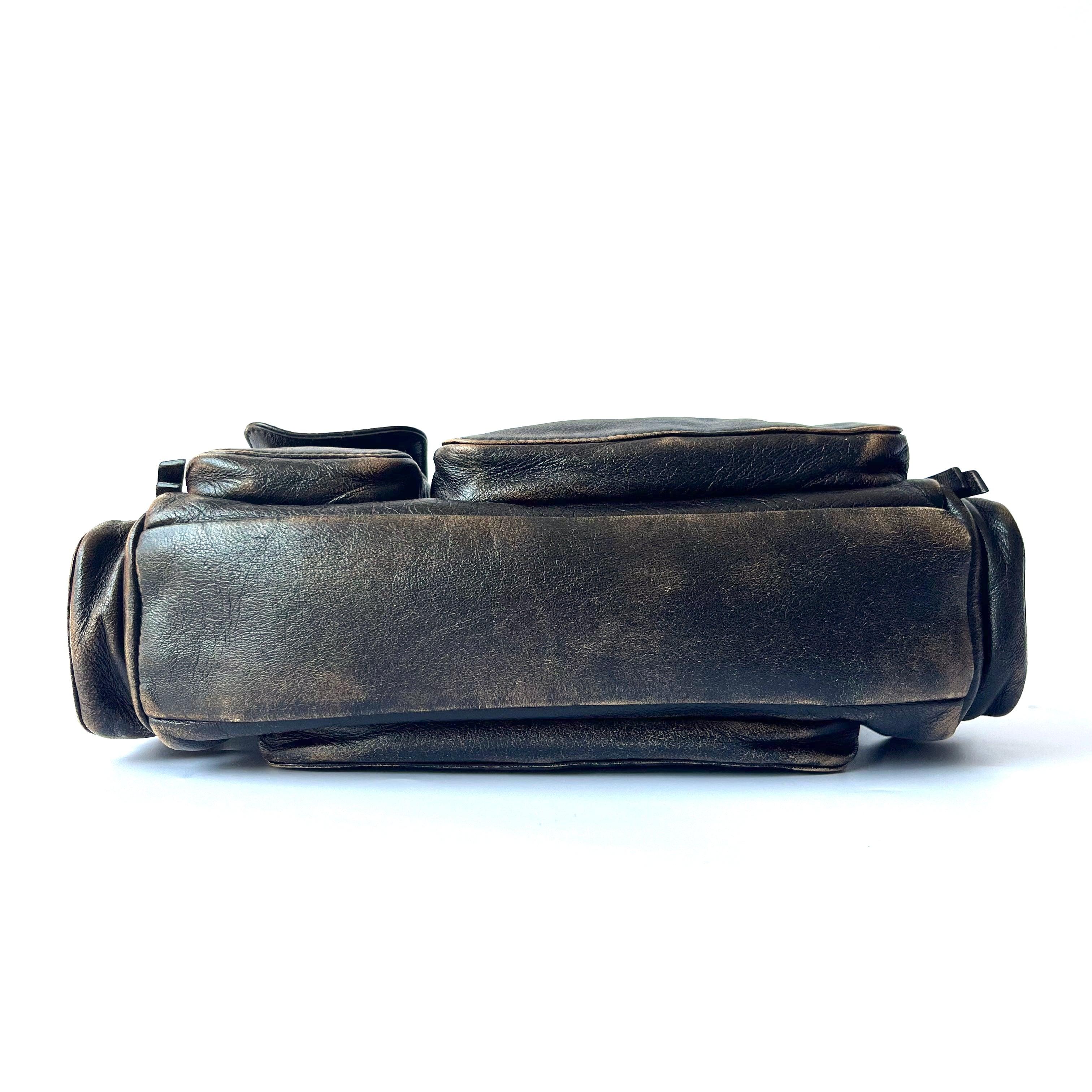 Miu Miu Multi Pocket Nappa leather bag Sand/Coffee 1