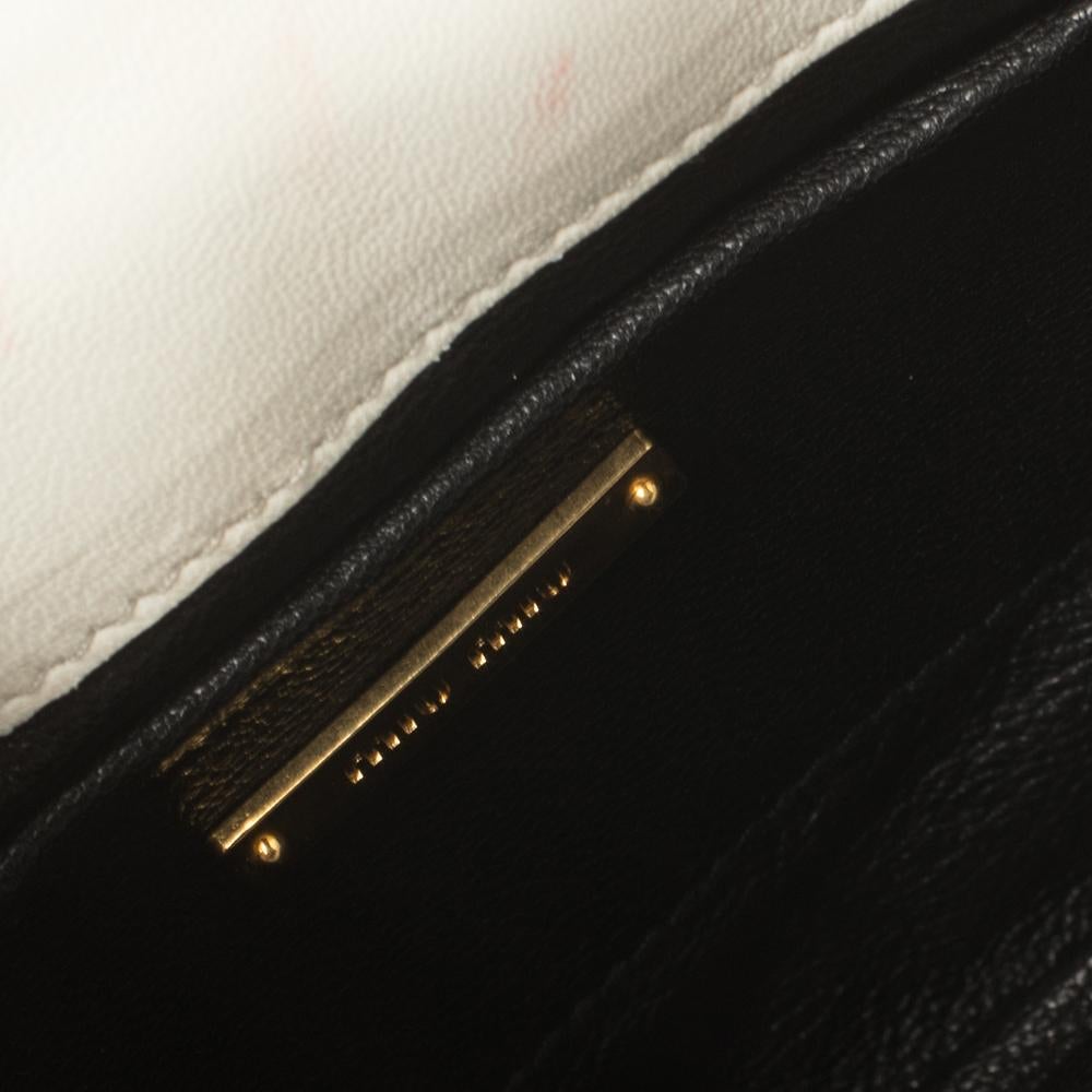 Miu Miu Multicolor Diamond Quilted Leather Flap Crossbody Bag 4