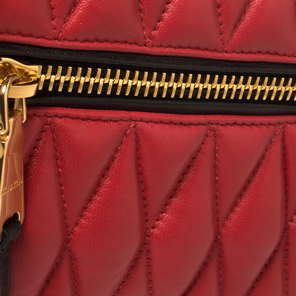 Women's Miu Miu Multicolor Diamond Quilted Leather Flap Crossbody Bag