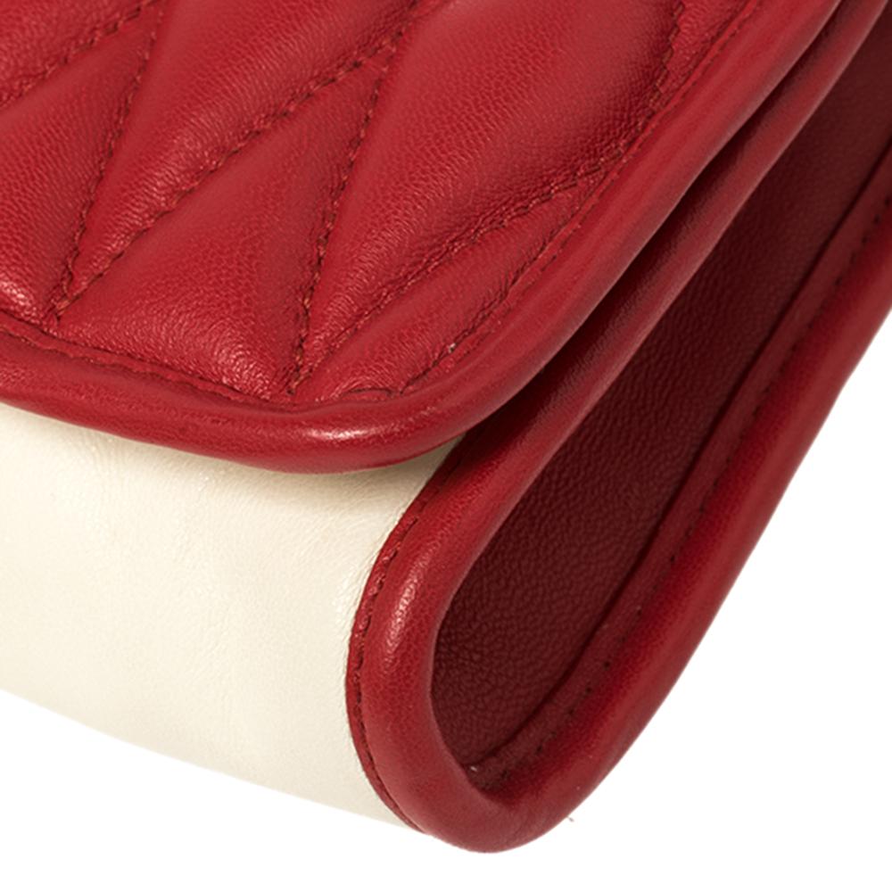 Miu Miu Multicolor Diamond Quilted Leather Flap Crossbody Bag 2
