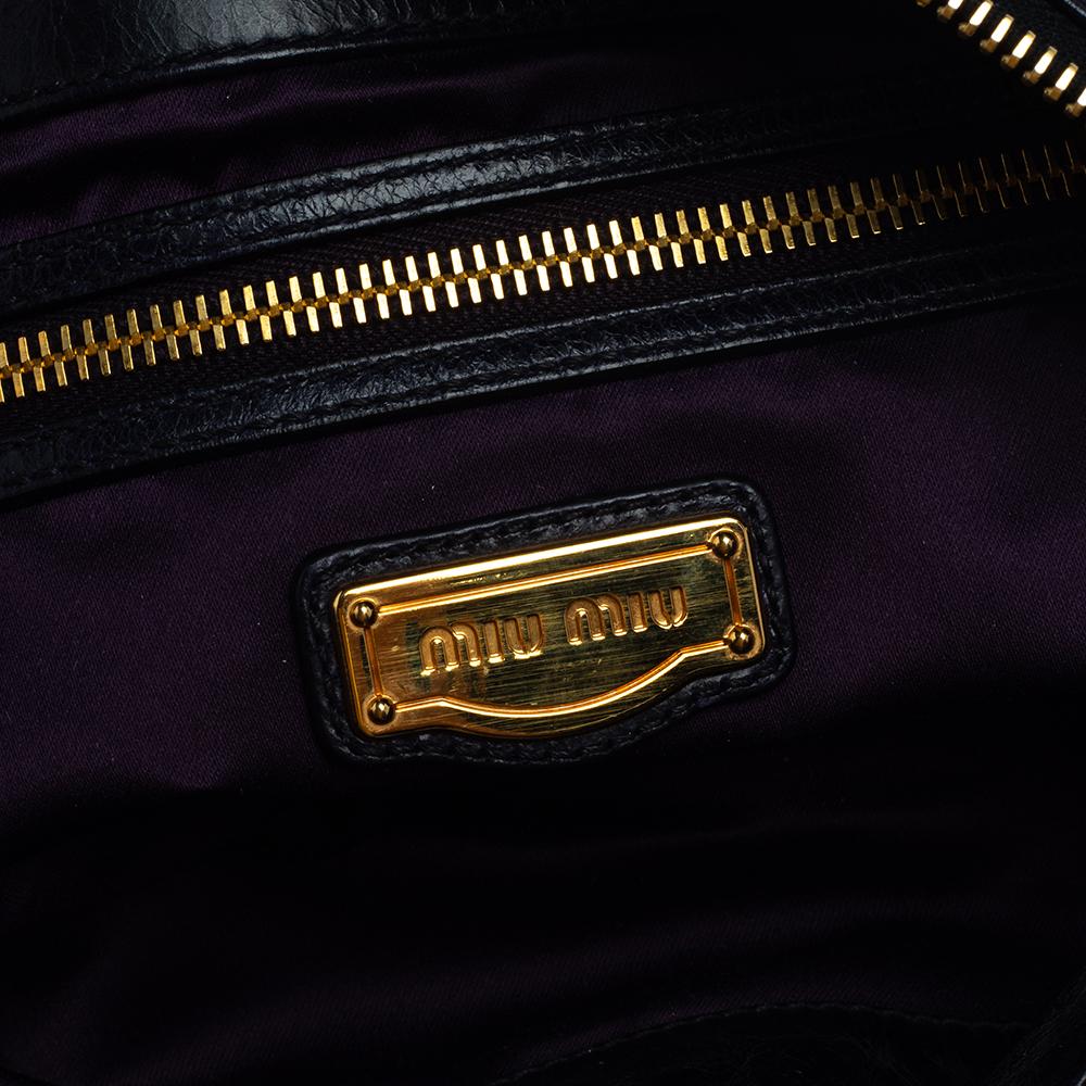 Miu Miu Multicolor Leather Crystal Embellished Colorblock Flap Shoulder Bag 2