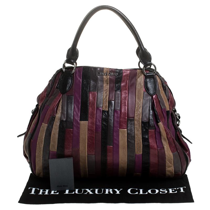 Miu miu patchwork clearance bag