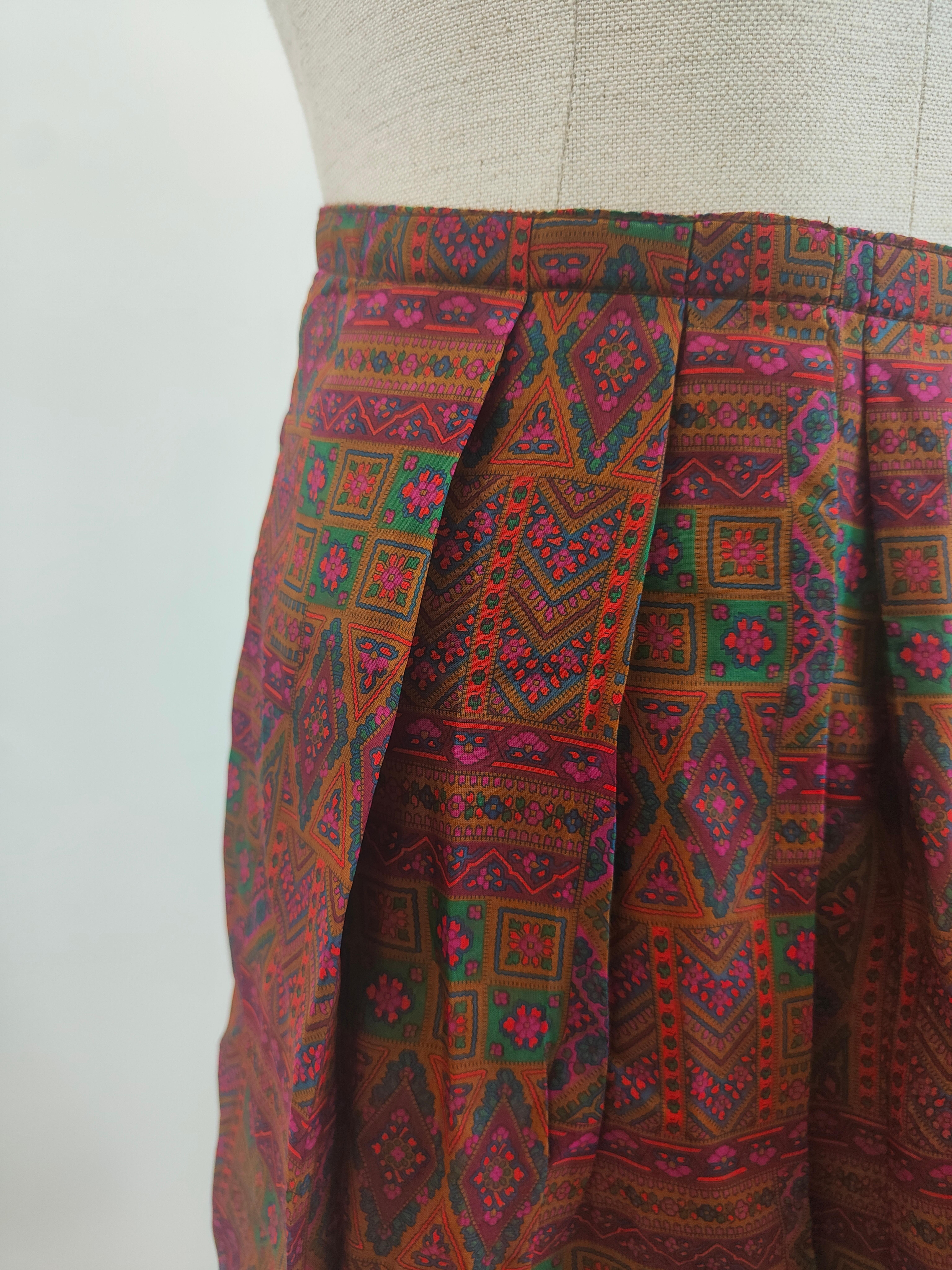 Women's Miu Miu multicoloured cotton skirt For Sale