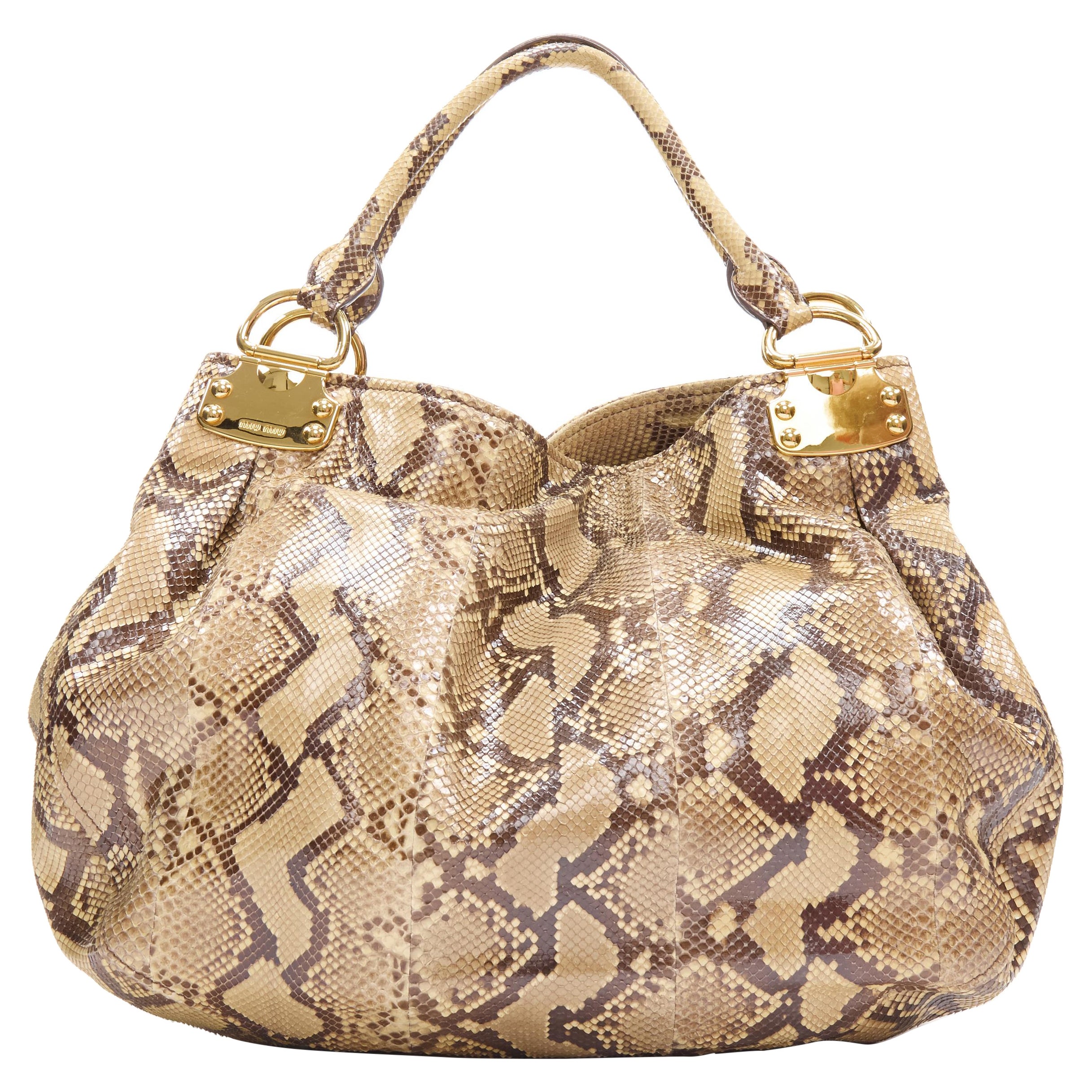 Miu Miu Python - 3 For Sale on 1stDibs | miu tu, miu miu python
