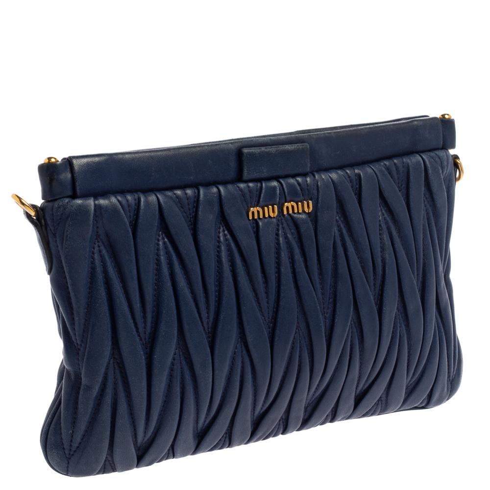 Miu miu navy blue bag new arrivals