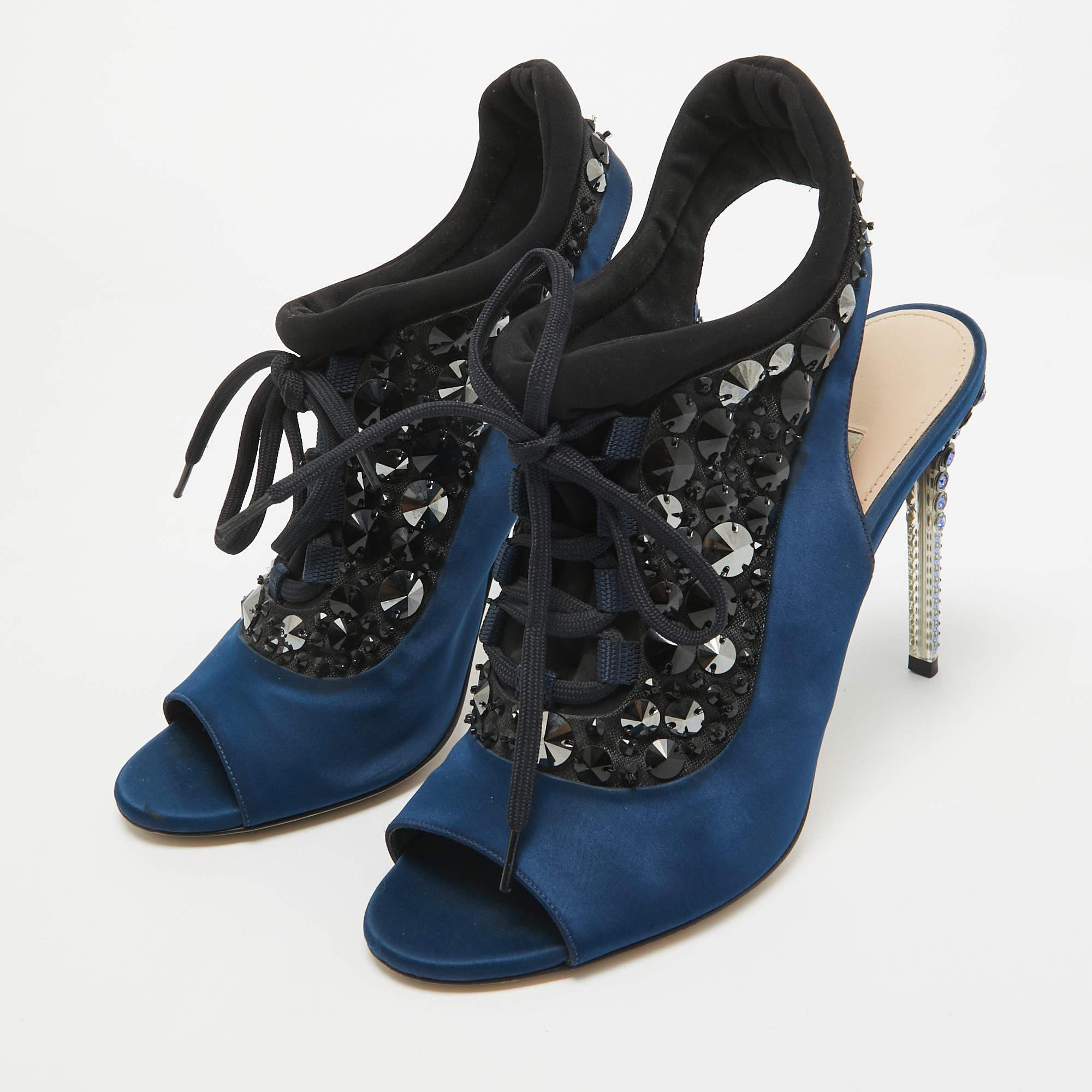 Perfectly sewn and finished to ensure an elegant look and fit these Miu Miu heels are a purchase youll love flaunting. They look great on the feet.
