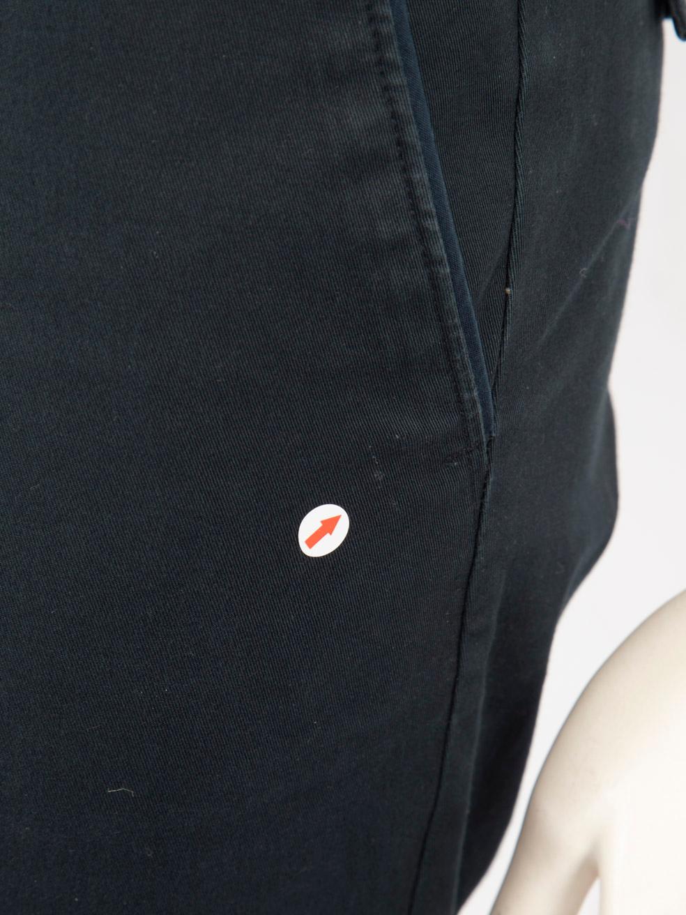 Pantaloni Chino Miu Miu Navy Taglia XS in vendita 1
