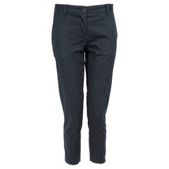 Miu Miu Navy Chino Trousers Size XS