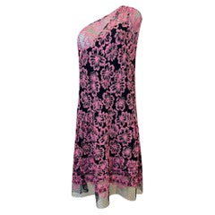 Miu Miu One-Shoulder Lace Dress