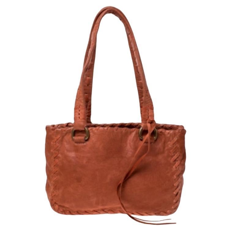 Miu Miu Orange Leather Small Shoulder Bag en vente