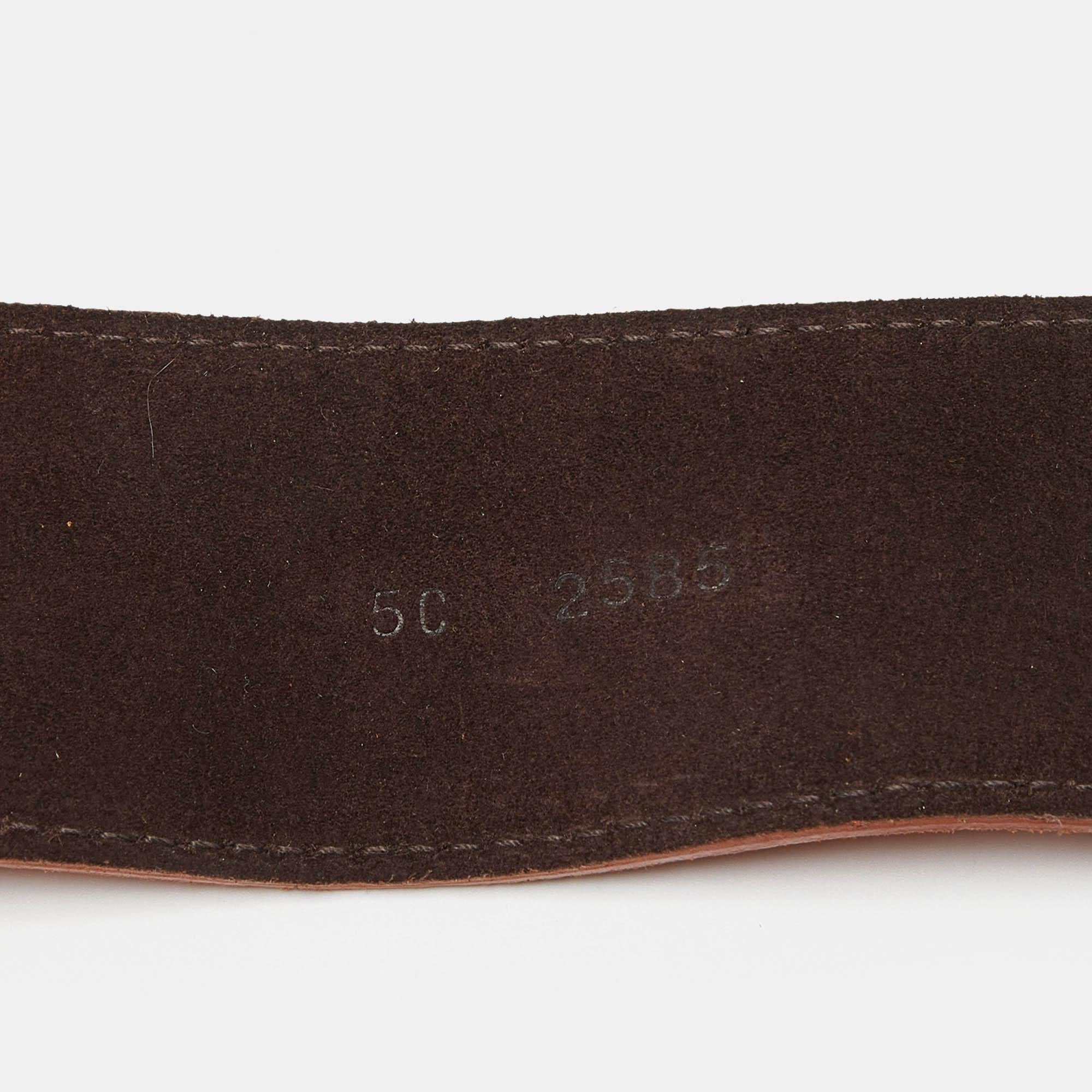 Miu Miu Ceinture à fermoir en daim orange 70 CM Pour femmes en vente